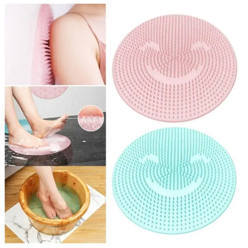 Силиконовая Массажная подушка для ванны отшелушивающая щетка ног душа прочная