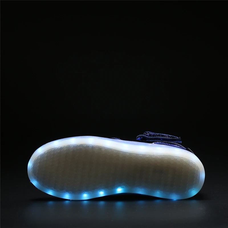 IGxx/высокие туфли со светодиодной подсветкой для детей Цвет синий Лучший подарок