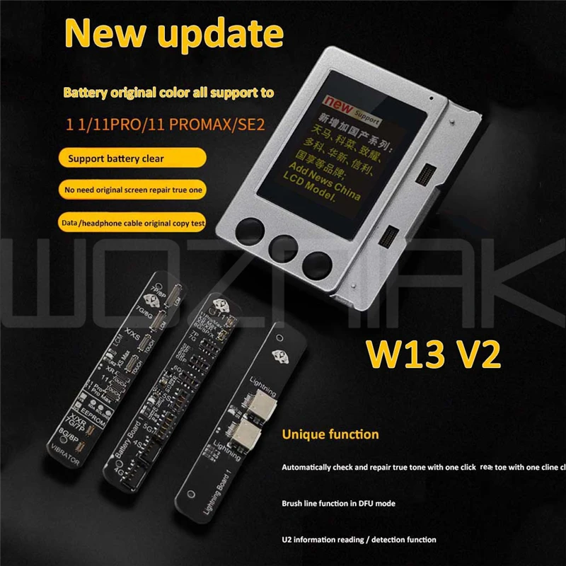 W13 V2 ЖК Датчик окружающего света вибратор ремонт IP дисплей EEPROM программист для