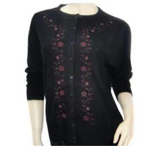 Женские топы с вышивкой, свитер, модная универсальная одежда для мам, кардиган, женский свитер, рубашка большого размера XXXL 4XL