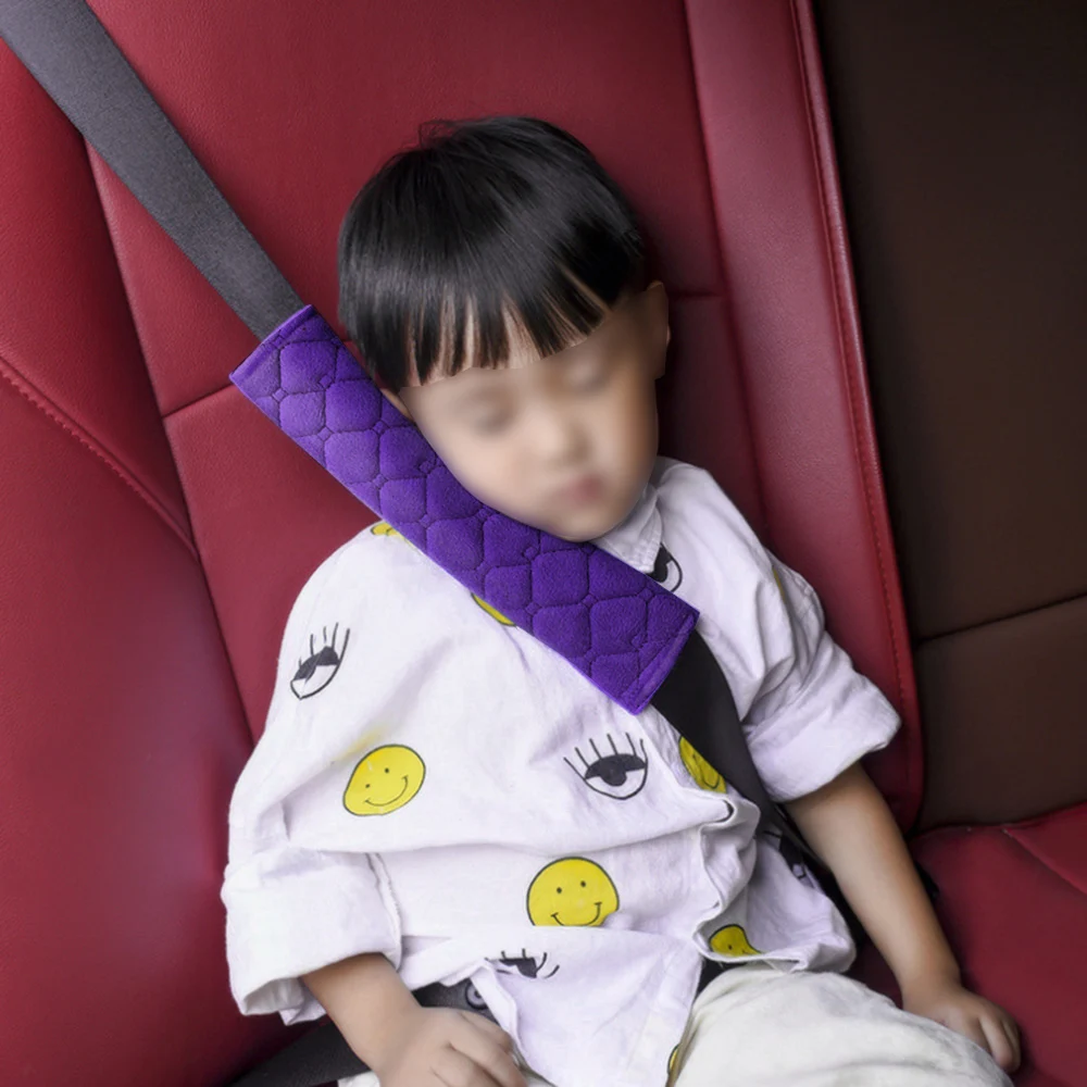 

2pcs Car Seat Belt Shoulder Guard Seat Belt Shoulder Guard Plush Padded Extended Shoulder Guard