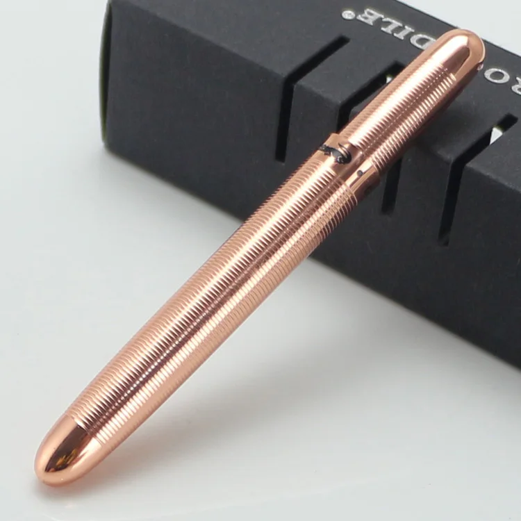 Компактная шариковая ручка с тиснением под крокодила 9 см|pen rose|pen rose goldballpoint pen |