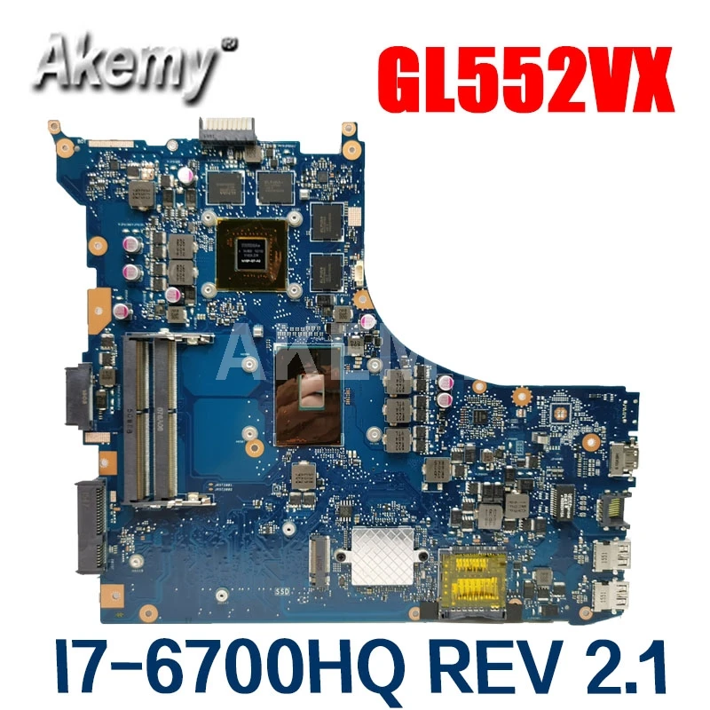 

GL552VW REV.2.1 материнская плата для ноутбука I7-6700HQ GTX950M/4 ГБ для ASUS ROG GL552VW GL552VX GL552V GL552VW тест материнской платы ok