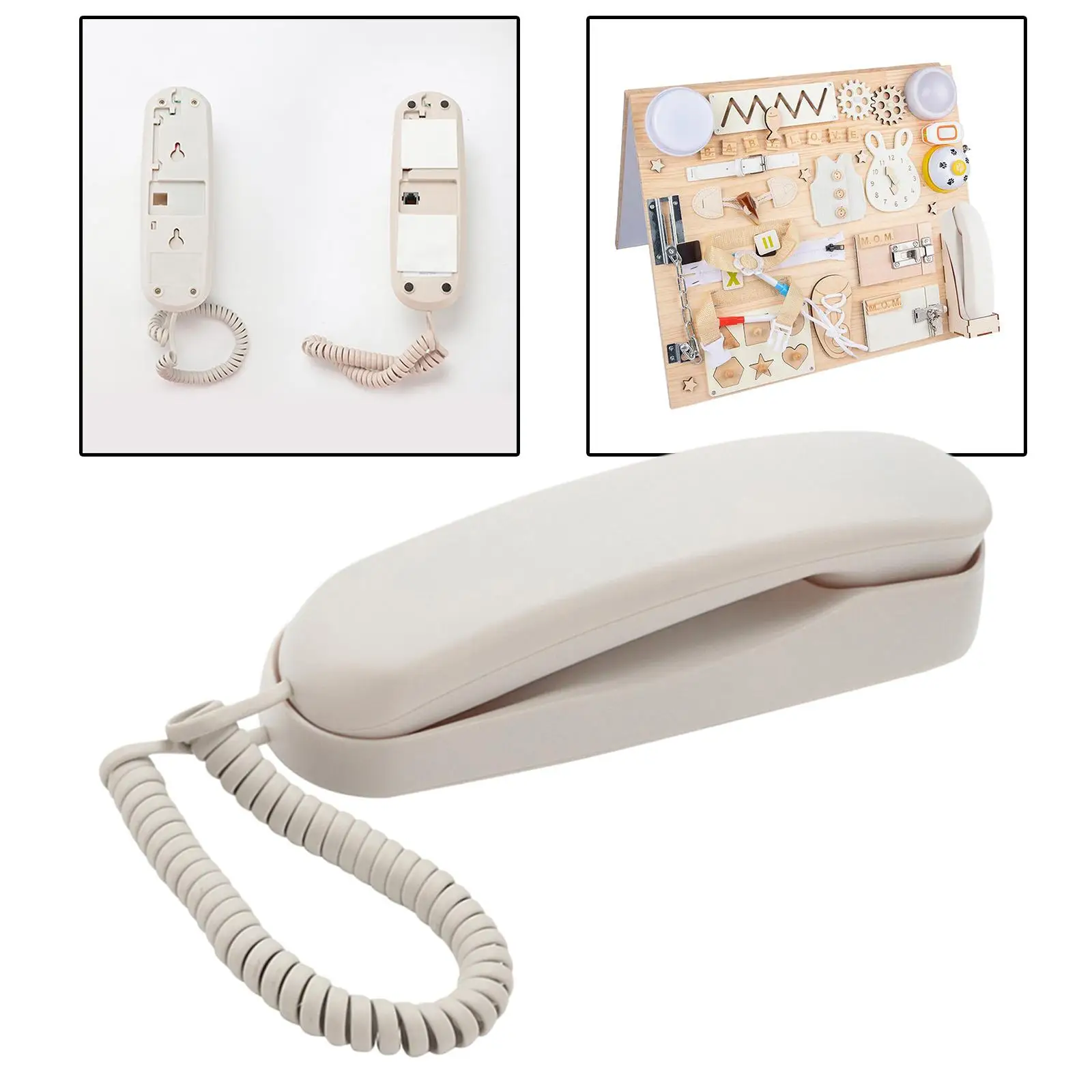 

Dial Telephone Landline Busy Board Practical Skills Accessory Montessori for Kids 2 3 4 5 Years Old Toddler Birthday Gift Toy
