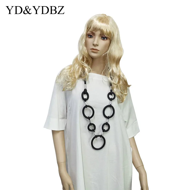 Высококачественное резиновое ожерелье ювелирные изделия Винтажные Украшения