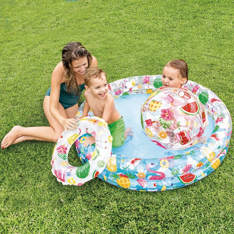 

High-quality children's lovely inflatable swimming circle beach ball children's portable ocean ball pool Water toys