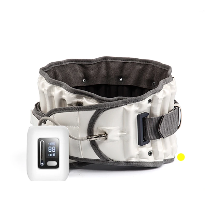 Leawell-cinturón trasero de descompresión, protección Lumbar inflable, estiramiento Lumbar, fijación de tracción, cinturón de soporte Lumbar
