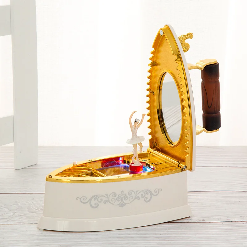 Ностальгическая металлическая музыкальная шкатулка в стиле ретро Детская