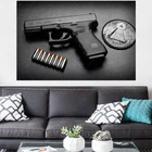 Металлический оловянный знак, австрийский пистолет Glock 19, ретро металлический пистолет с налет, железная пластина, внутреннее украшение, пистолет, магазин, бар, паб