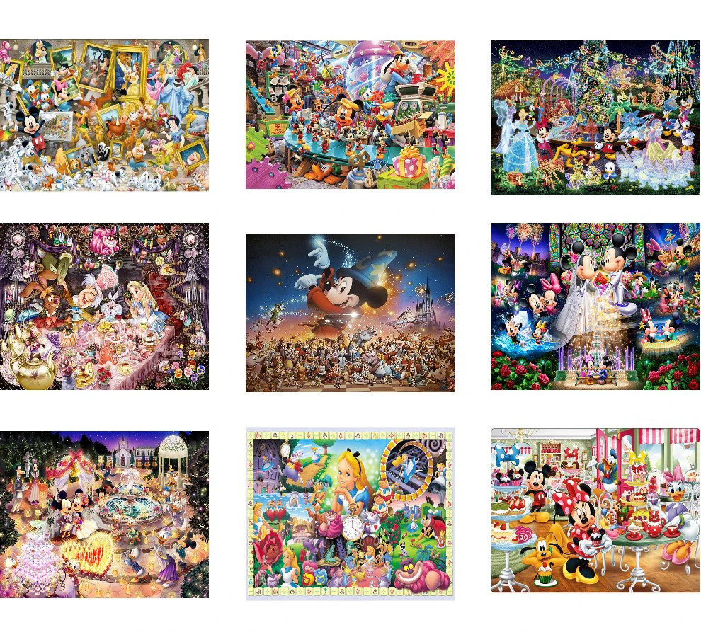 Сделай Сам Алмазная 5D квадратные и круглые Disney мозаика алмазная вышивка