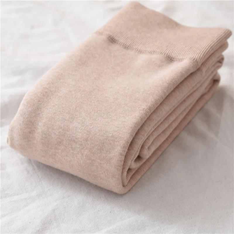 Зимние пикантные персиковые ягодицы теплые флисовые женские колготки толстые