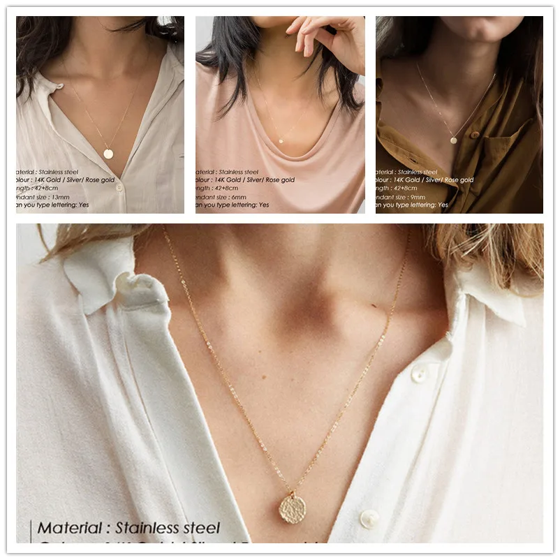 CC ожерелье подвески цепь чокер для женщин модные ювелирные изделия наклеить