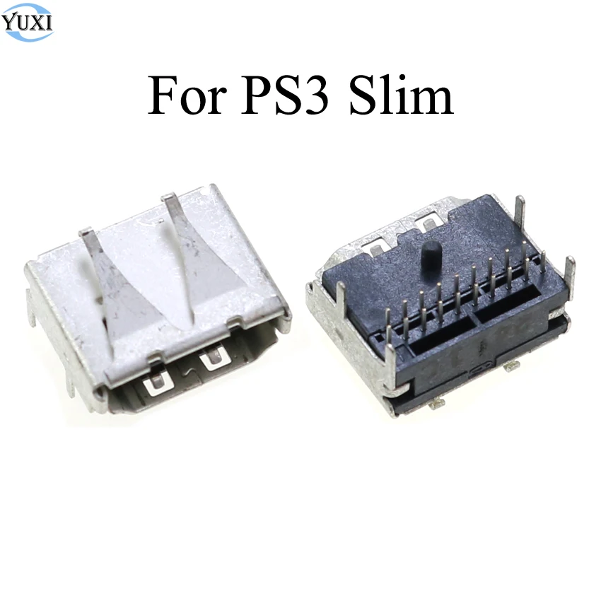 

YuXi 1pcs For Playstation 3 PS3 Super Slim 3000 4000 3K 4K HDMI-compatible Port Jack Socket Interface Connector Replacement
