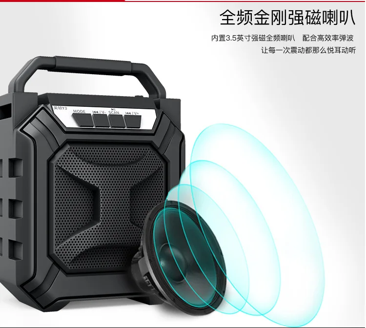 Новая маленький Bluetooth динамик Портативная карта U диск портативная будка аудио