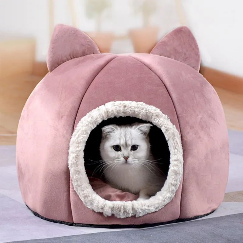 

Cat Nest Closed Ball Space Capsule Warm Flannel Fabric Comfortable Soft bBeathable Bottom Durable Non-slip Pet Supplies