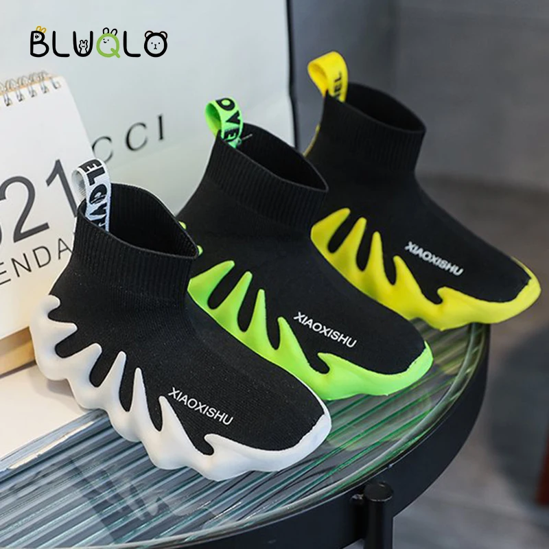 Детские кроссовки для бега легкие из дышащей сетки мальчиков и девочек