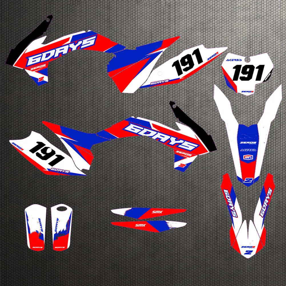 Графические Стикеры для KTM EXC EXCF XCW 2014 2015 2016 150-250 300 350 450 500 | Автомобили и мотоциклы