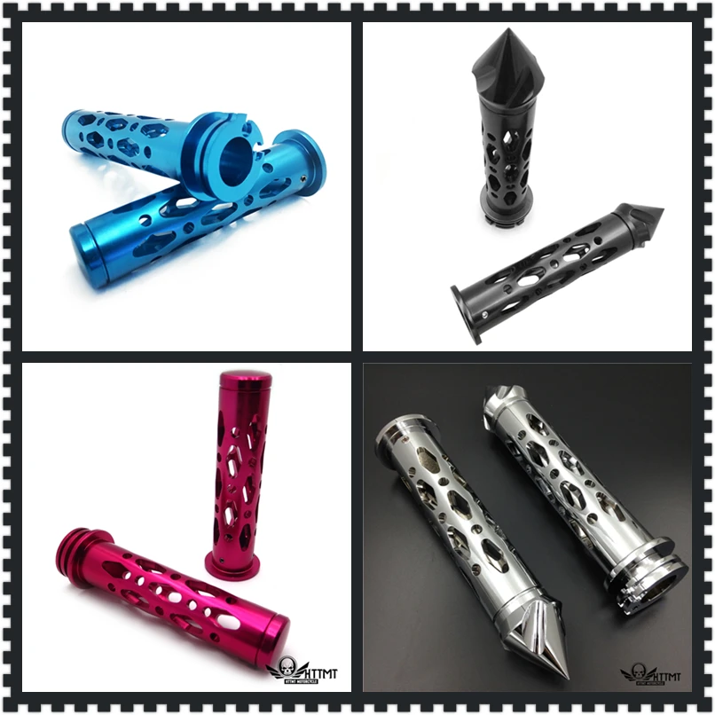Aftermarket Бесплатная доставка мотоцикл части 7/8 ''ручки с шипами бар концы для Honda