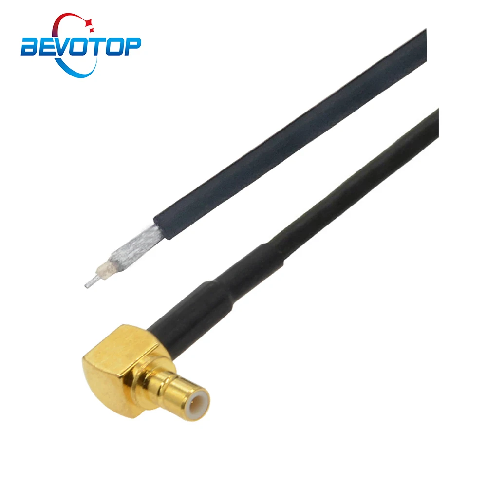 Односторонний SMB штыревой разъем под прямым углом 90 фоторазъем для печатной