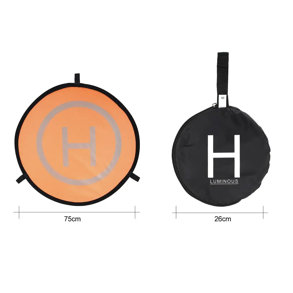 

Luminous Parking Apron 55CM 75CM 110CM Foldable Landing Pads Portable For DJI Mavic pro FPV Racing Drone Helicopter Accessories
