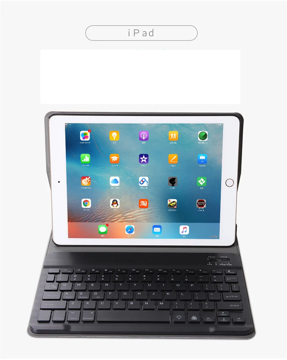 Съемный чехол клавиатура с подсветкой Bluetooth для iPad Air3/Pro 10 5/iPad 2 Беспроводная