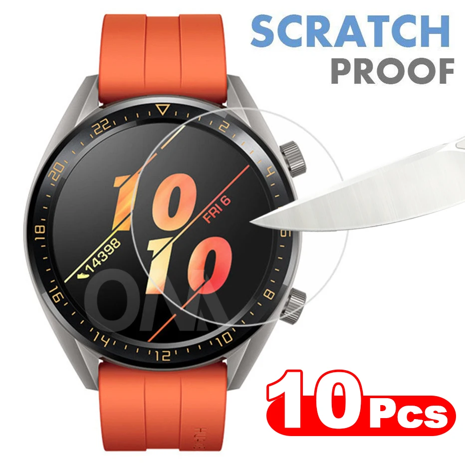 10 шт. 9H Премиум Закаленное стекло для Huawei Watch GT Active элегантный 42 мм 46 Смарт часы
