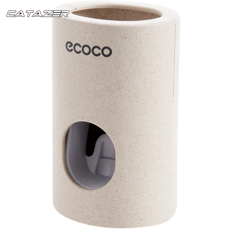 

Automatic Toothpaste Dispenser Non-toxic Wall Hanger Mount Dust-Proof Toothpaste Squeezer Quick Take Straw Toothpaste Rack Home