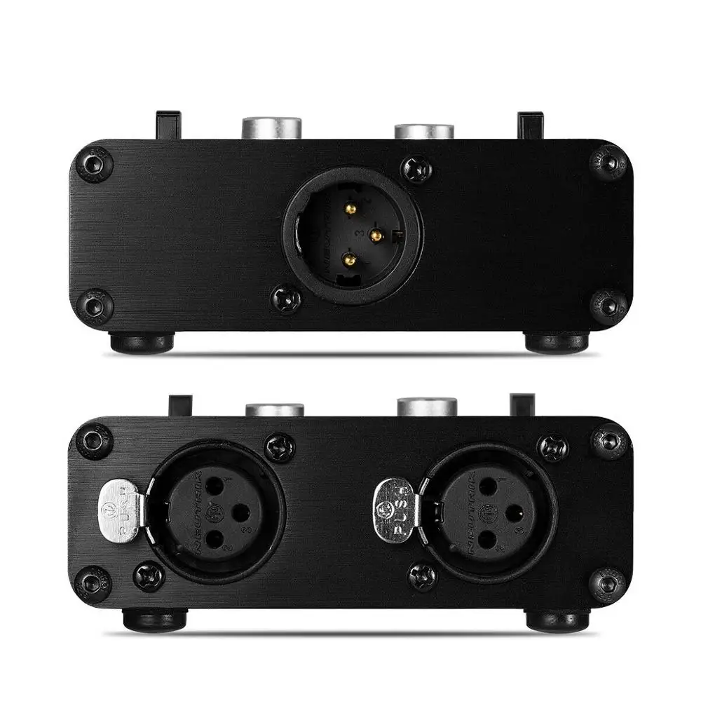 Nobsound мини 2 полосный стерео пассивный Сбалансированный XLR аудио переключатель и