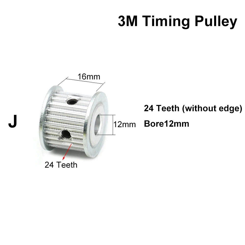 CO2 лазерные металлические детали синхронный HTD 3 м Шестеренчатый шкив 6 35/8/12 мм для