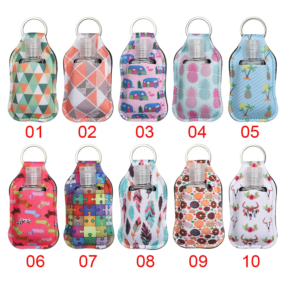 Ручная дезинфицирующая бутылка держатель для ключей 30 мл дорожная откидная