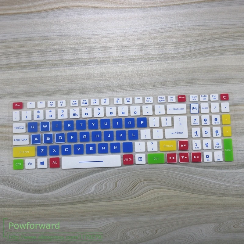 candyblue Силиконовая для ноутбука чехол для клавиатуры ноутбука Кожа для acer Predator Helios 300() 15,6 дюймов - Цвет: candyblue