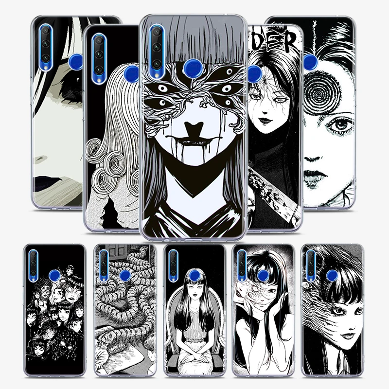 Силиконовый чехол Junji Ito Tees Horro для Honor 30 30S 30i 9 10 9A 9C 9S 9N 10i 10X 9X Lite Pro телефона |