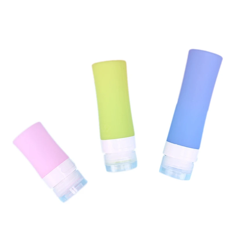 Хит! Портативный многоразовый силиконовый флакон для путешествий лосьон шампунь