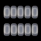 10 шт. квадратные силиконовые подушки безопасности Мягкие носоупоры на очках Тип встраиваемые кассеты противоскользящие очки