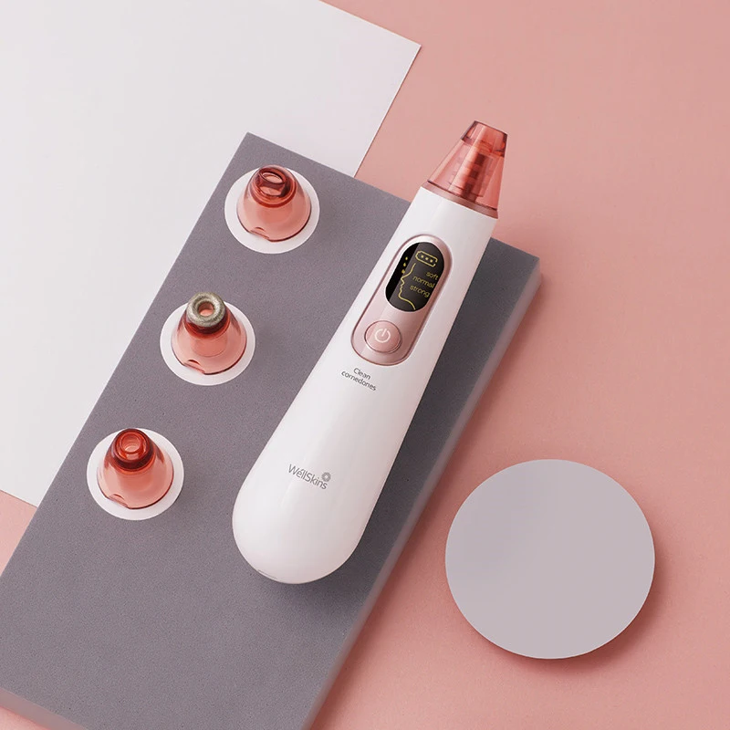 Электрический вакуумный очиститель черных точек Wellskins косметологический