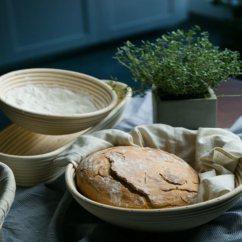 Ротанговая корзина для брожения разных форм загородного хлеба багета теста Banneton