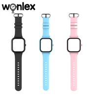 detachable strap casing of wonlex kt24 kids gps smart watch accessories 12 sets watches straps band for wonlex watch