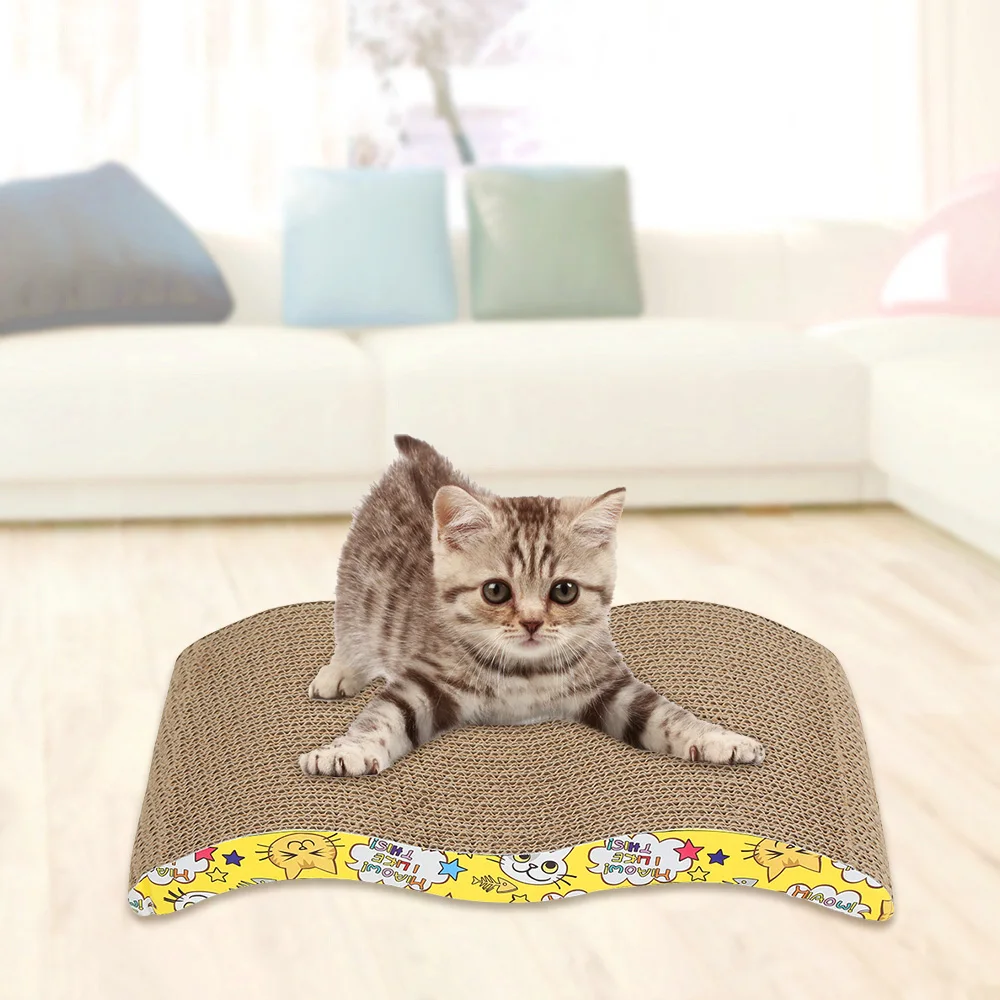 Скребок для доски кошек коврик кровати забота о когтях игрушка из гофрированной