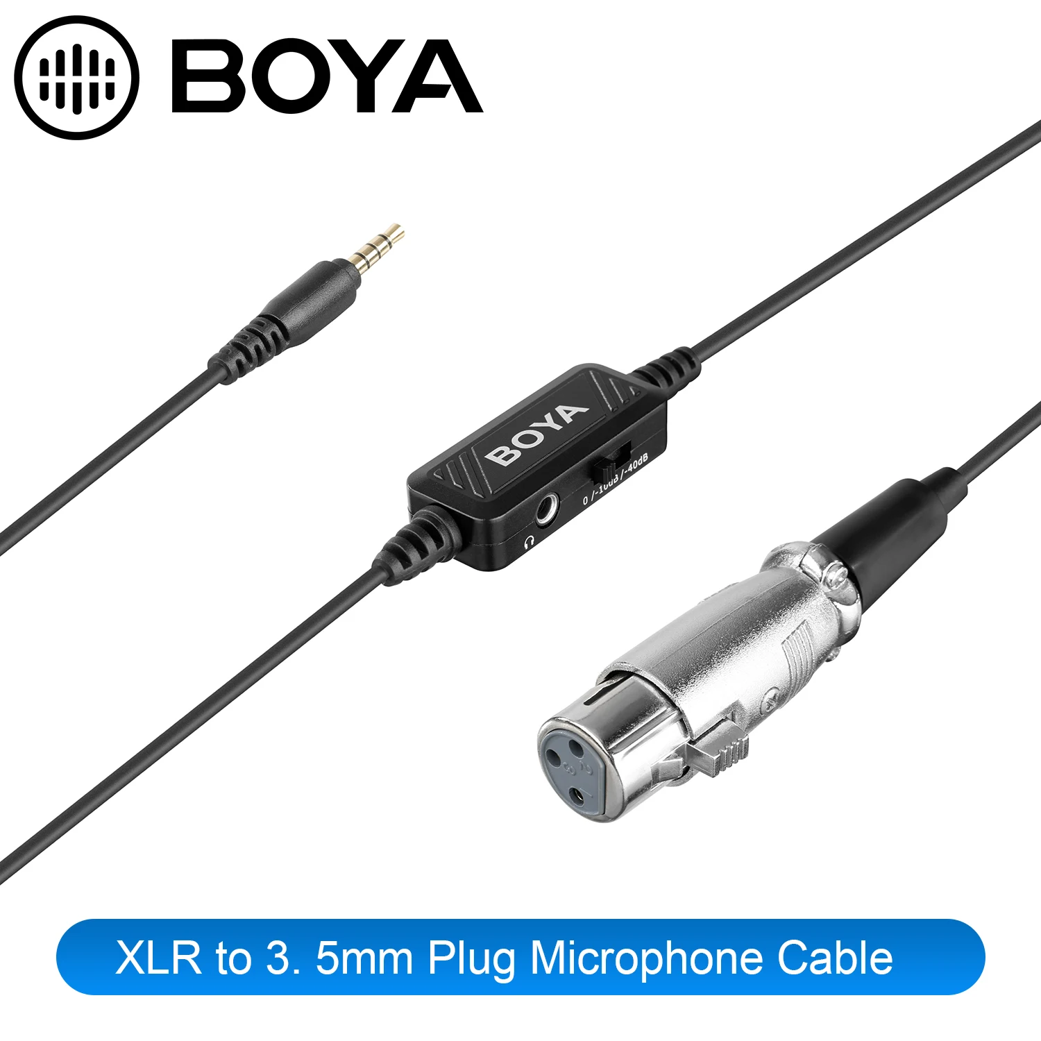 

BOYA BY-BCA6 XLR до 3,5 мм адаптер для фотосъемки