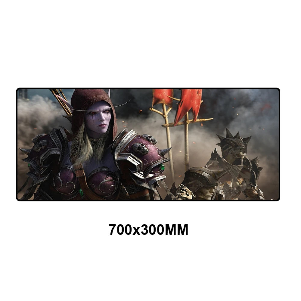 MSSJ-RW016-- 70X30 см Sylvanas WOW игровой коврик для мыши большой XL модный коврик для мыши World of Warcraft коврик для мыши для геймера ноутбука резиновый коврик для ноутбука - Цвет: MSSJ-RW016--