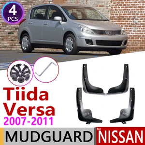 Брызговики для Nissan Tiida Versa Latio C11 2007  2011, брызговики для крыльев, брызговики, аксессуары для крыльев 2008 2009 2010 2012
