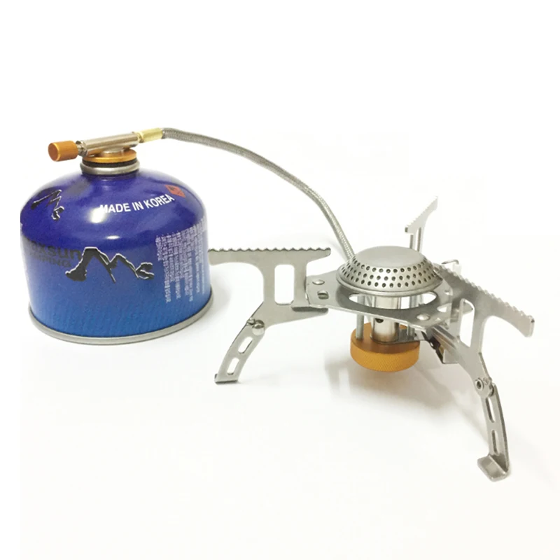 Небольшая газовая плита для кемпинга портативная складная отдыха на открытом