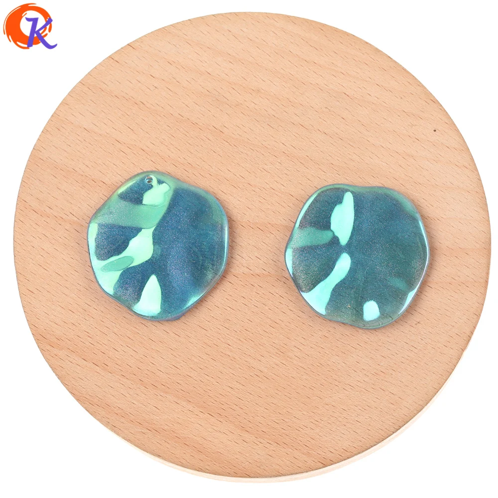 Cordial Design 30*32MM 50Pcs Jewelry Accessories/Hand Made/Aurora Effect/Resin Beads/DIY Charms/Jewelry Making/Earring Findings | Украшения