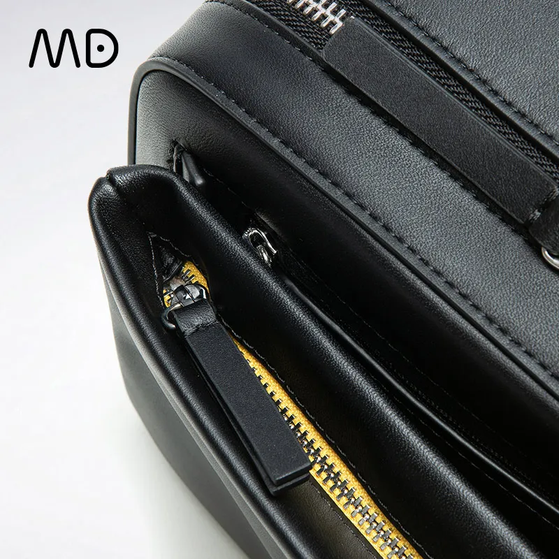

Mandarina Duck Leather Crossbody Bag for Lady Solid Color Bag Women's Shoulder Small Square Bag Cute Metal Women Bag Brand