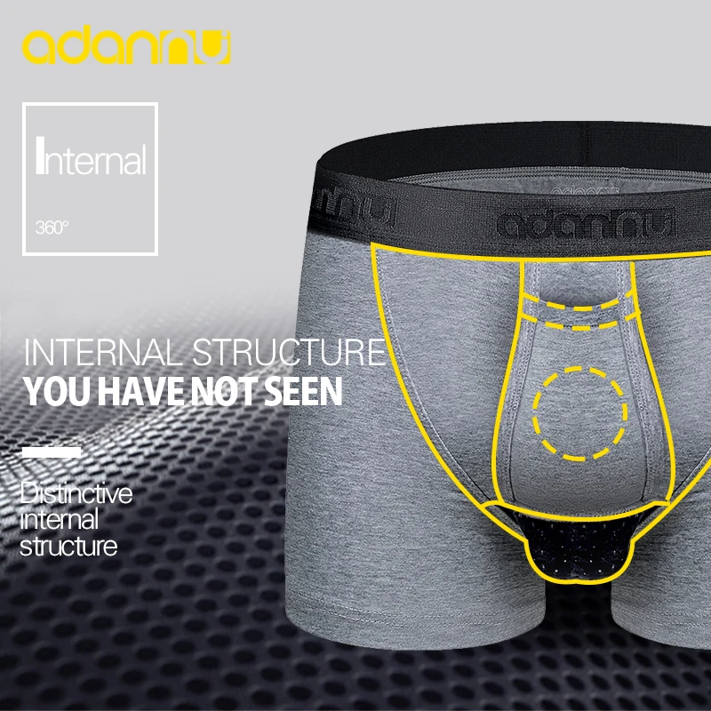 ADANNU Новое поступление мужское нижнее белье новые отдельные боксеры хлопковые