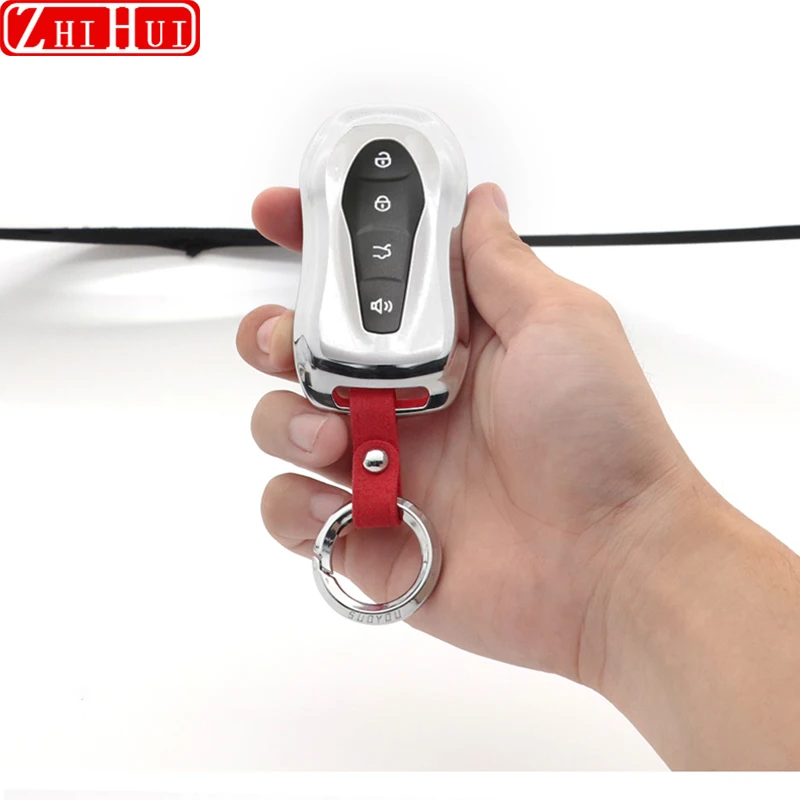 Чехол для ключей Geely Tugella Xingyue FY11 2020 2021 2022 из цинкового сплава защитный чехол