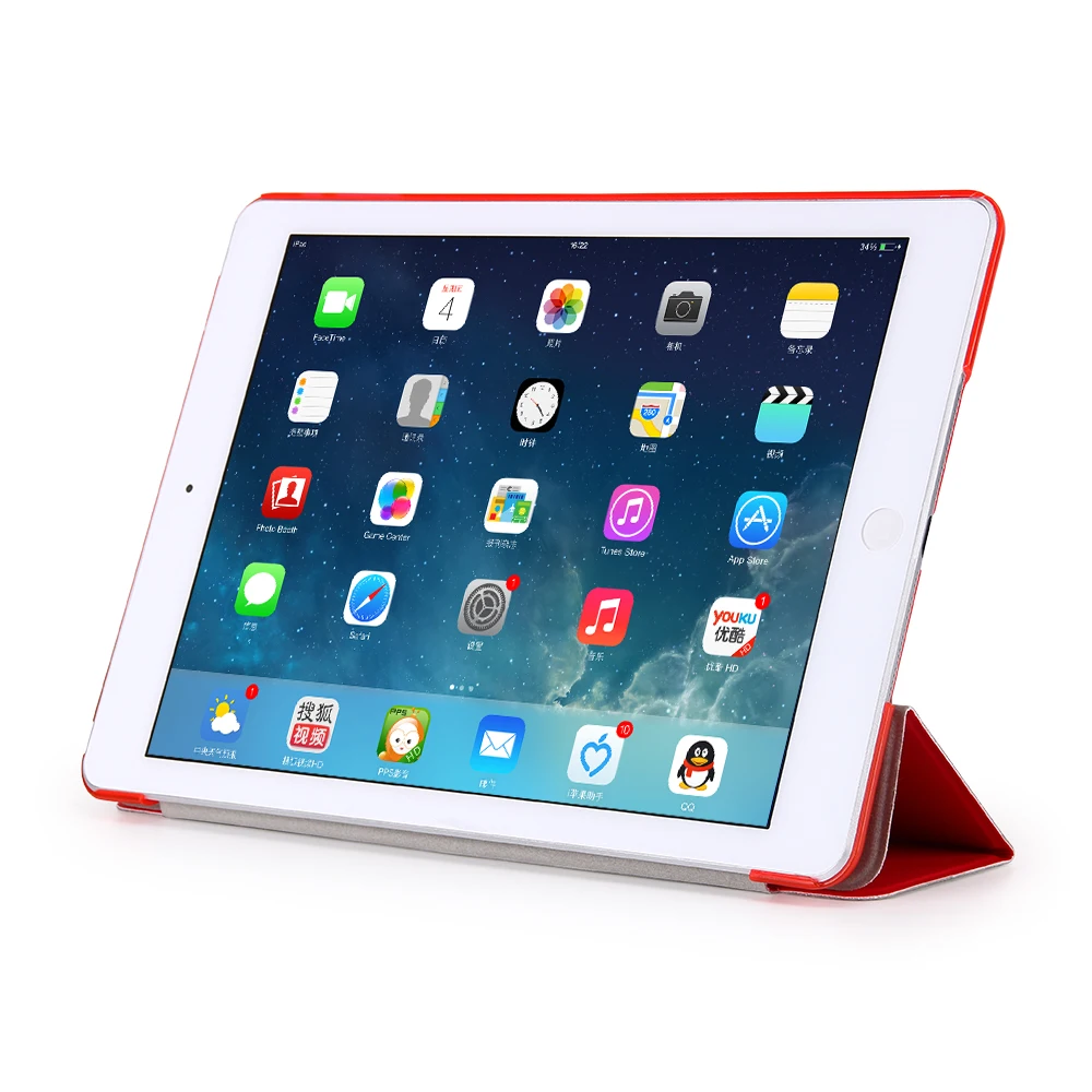 Для Apple новый iPad 9 7 дюймов 2017 &amp 2018 Sleeping Wakup Сверхтонкий кожаный смарт-чехол для A1822