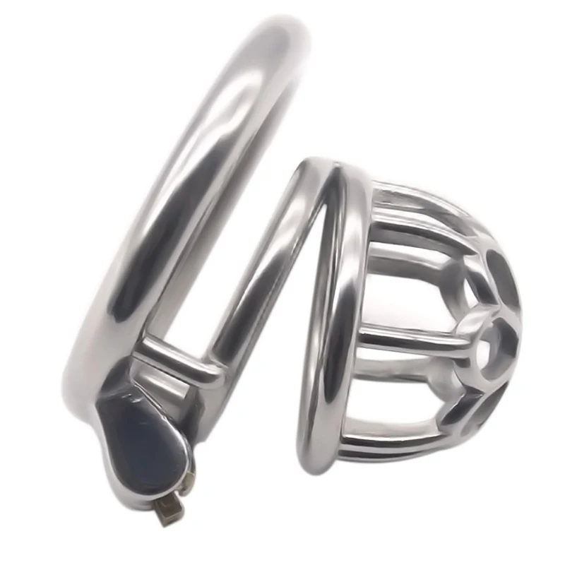 Клетка для пениса из нержавеющей стали мужское кольцо Пояс верности устройство