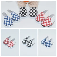 5 5cm grid canvas shoes for doll sneakers shoes for 16 bjd and diy russia blyth exo dolls accessories girls best gift