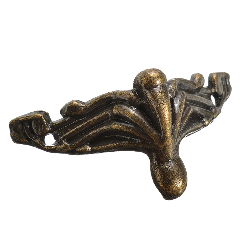 4 шт. античный латунный угловой кронштейн Ювелирная Подарочная коробка